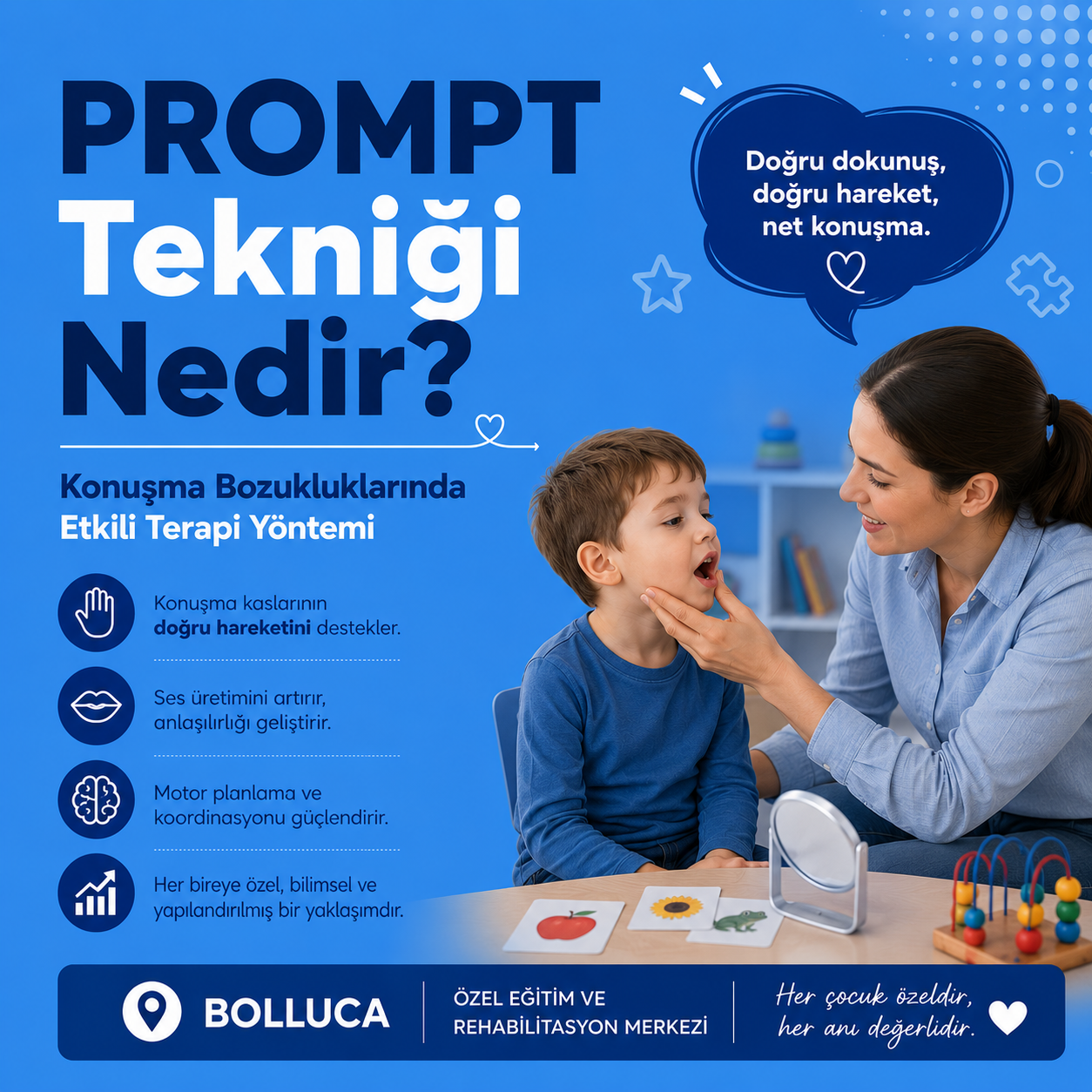 PROMPT Tekniği Nedir? Konuşma Bozukluklarında Etkili Terapi Yöntemi