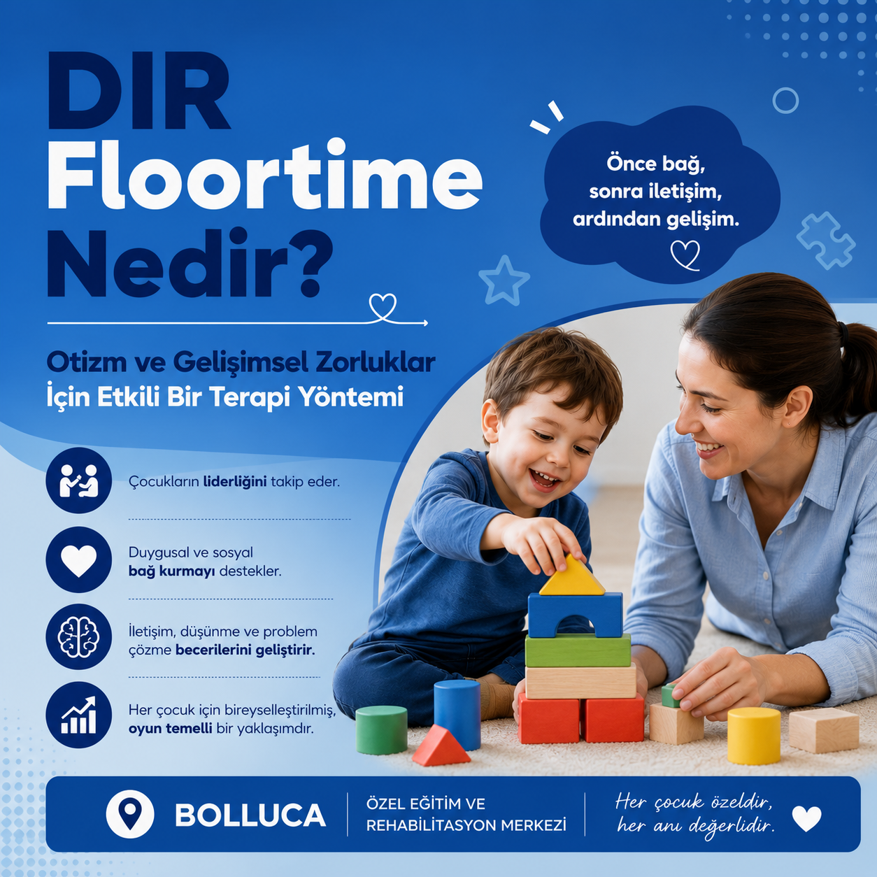 DIR® Floortime Nedir? Otizm ve Gelişimsel Zorluklar İçin Etkili Bir Terapi Yöntemi